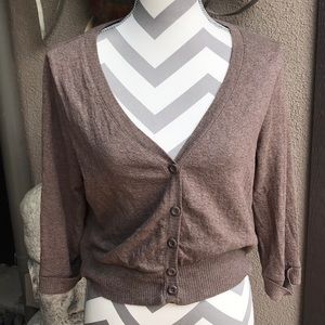 ✅Cropped cocoa brown sweater